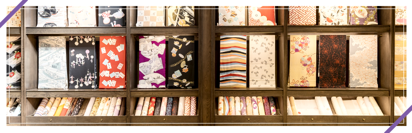 紫織庵ご案内 | 京都の浴衣、大正友禅、襦袢、呉服の老舗、ギャラリー 