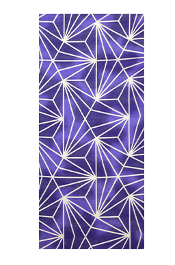 変り麻型［カワリアサカタ］・紫濃淡