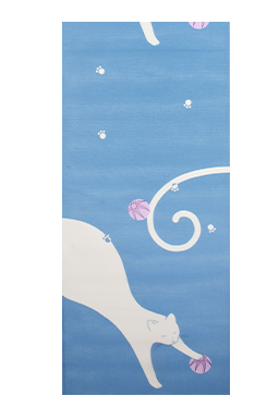 伸びネコ［ノビネコ］・ブルー