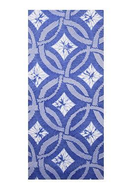 疋田友禅まる連ね［ヒッタユウゼンマルツラネ］・藍