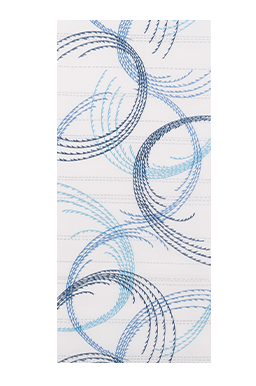 風穂［カゼホ］・白地紺ブルー