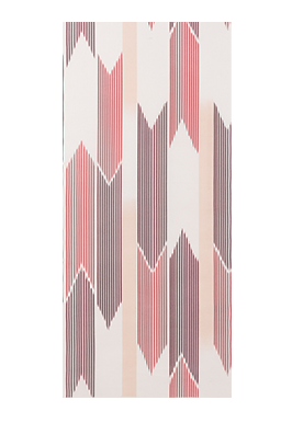 縞矢絣［シマヤガスリ］・赤レンガ